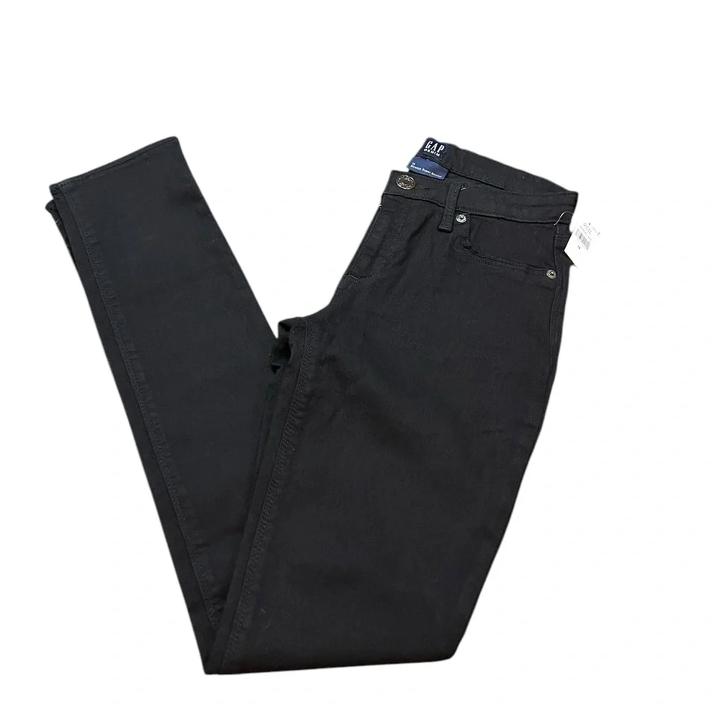 GAP‎ girls NWT black Stretch Super Skinny pants size 14